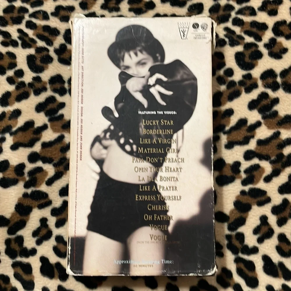 1990 MADONNA The Immaculate Collection 🎶 VHS Video Collection Music Vintage 90s